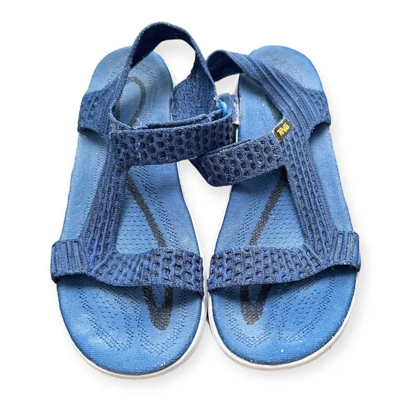 Teva Men Terra Float 2 Knit Universal Sandals Blue Gray Size 11
