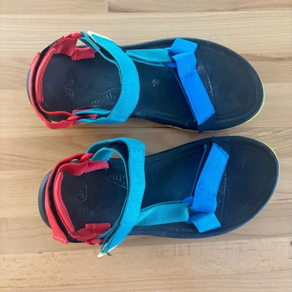Teva Men’s 8 Colorful Outdoor Hiking Sandals Hurricane Velcro Water Shoes