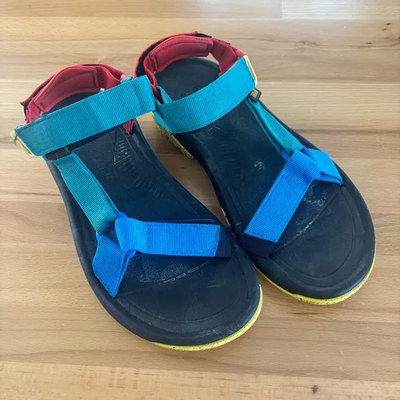 Teva Men’s 8 Colorful Outdoor Hiking Sandals Hurricane Velcro Water Shoes