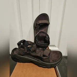 TEVA Men's Dark Brown Leather Strap Rugged Terrain Sandals Size 10 NWOT