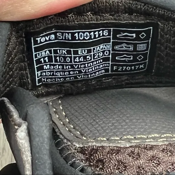 Teva Men’s Forebay Closed Toe Sandals US11 Turkish Coffee Brown $180