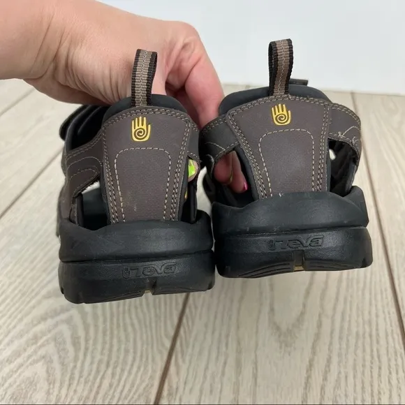 Teva Men’s Forebay Closed Toe Sandals US11 Turkish Coffee Brown $180