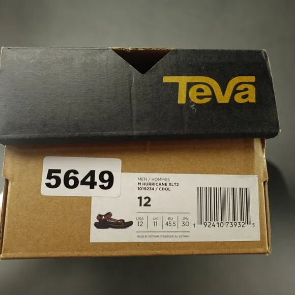 Teva Men's Hurricane XLT2 Strappy Hiking Sandals, Sport Water Olive NEW Size 12