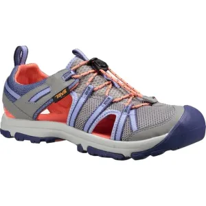Teva Men's T Manatee Water Sport Sandals Cushion Bungee Cord Purple Grey