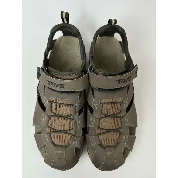 Teva Sandals Deacon Sport Hiking Walking Water Shoes 6968 Mens 12 Shoc Pad NEW
