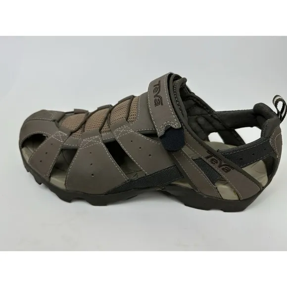 Teva Sandals Deacon Sport Hiking Walking Water Shoes 6968 Mens 12 Shoc Pad NEW