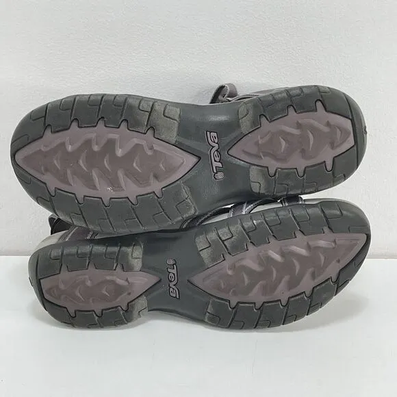 Teva Sandals Size 10 Tirra Purple Gray SN4266 Outdoor Hiking Water Sports