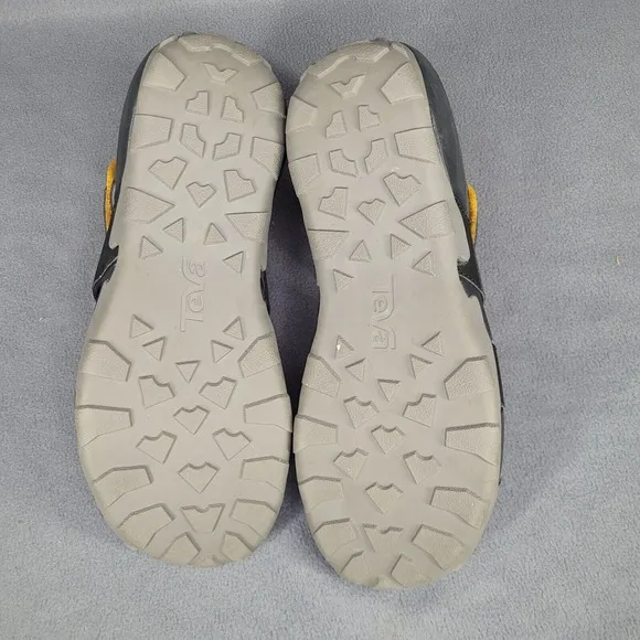 TEVA Shoes Mens 12 Black Flintwood Water Sandals Bungee Laces Hiking Outdoor