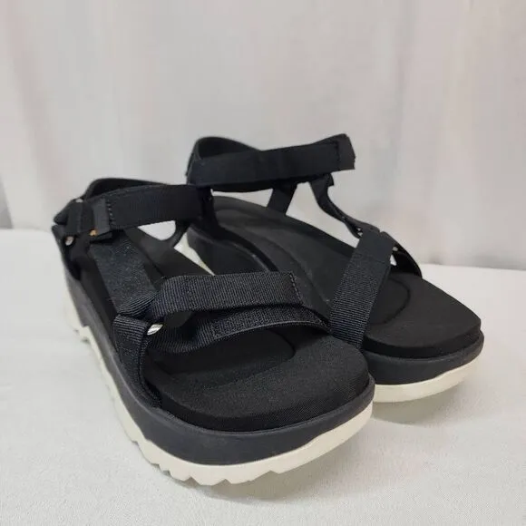 Teva Size 11 Women's Jadito Universal Strap Platform Sandals Black NEW