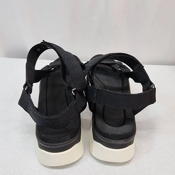 Teva Size 11 Women's Jadito Universal Strap Platform Sandals Black NEW