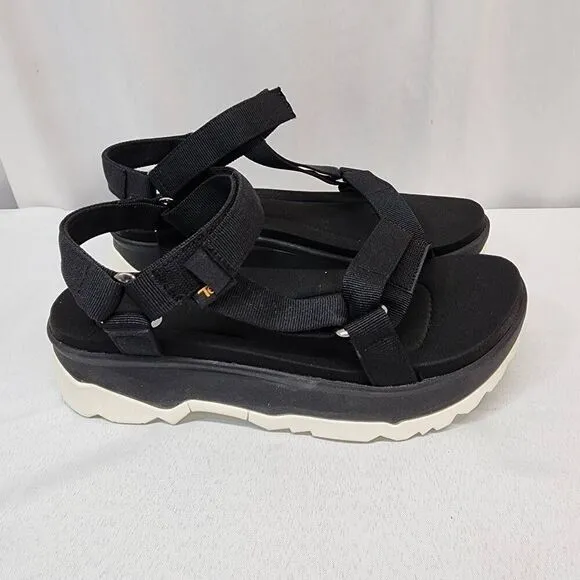 Teva Size 11 Women's Jadito Universal Strap Platform Sandals Black NEW