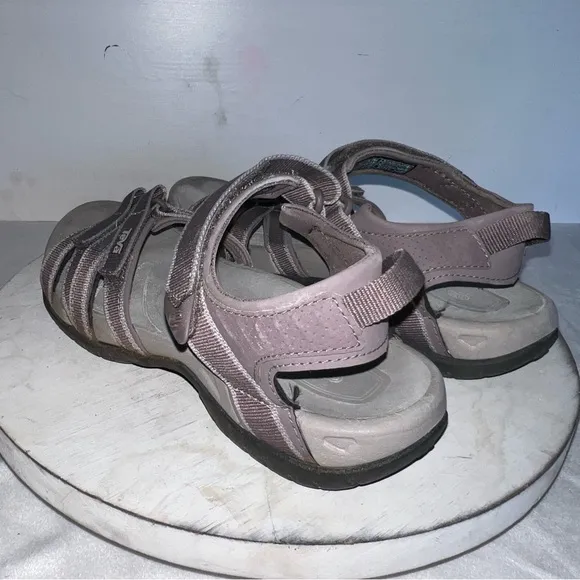 Teva Tirra Women's Plum Grey Truffle Water Sandals Strappy Size 8