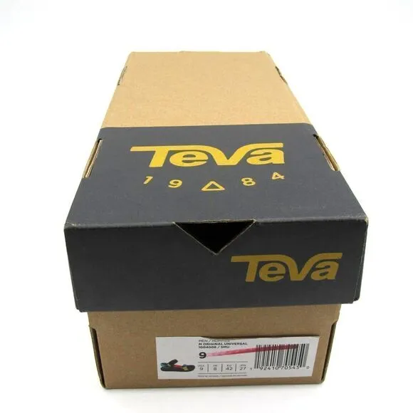 TEVA MEN'S ORIGINAL UNIVERSAL SANDALS IN MULTICOLOR SZ 9