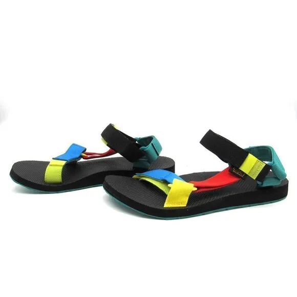 TEVA MEN'S ORIGINAL UNIVERSAL SANDALS IN MULTICOLOR SZ 9