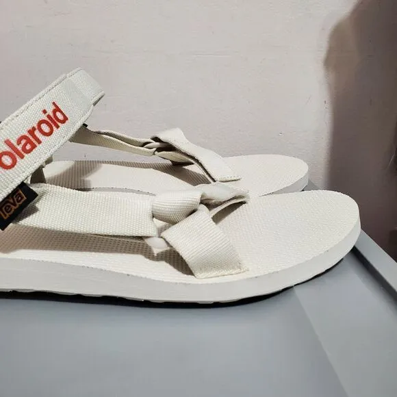 Teva Polaroid Mens Sz 12 Sandals Light Gray (1125392) Hike Camp Water Adjustable