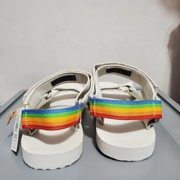 Teva Polaroid Mens Sz 12 Sandals Light Gray (1125392) Hike Camp Water Adjustable