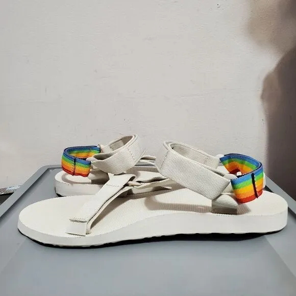 Teva Polaroid Mens Sz 12 Sandals Light Gray (1125392) Hike Camp Water Adjustable