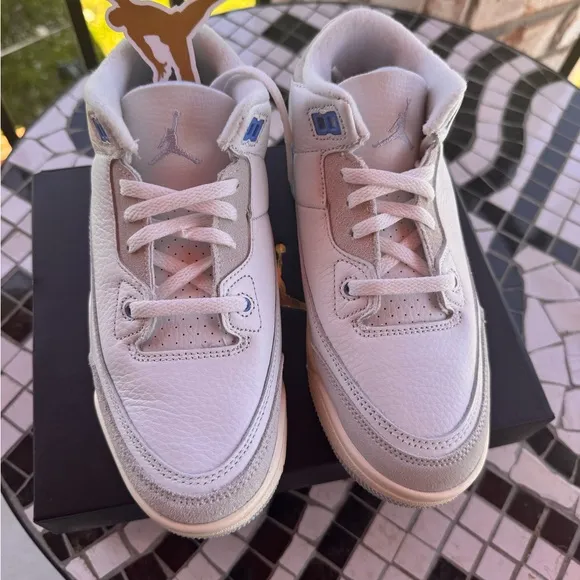 The Air Jordan 3 Retro “Lucky Shorts” (Hydrogen Blue)  Size 2.5Y