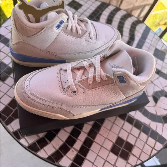 The Air Jordan 3 Retro “Lucky Shorts” (Hydrogen Blue)  Size 2.5Y