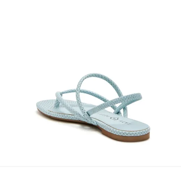 THE CLAIRE SANDAL baby blue size 8