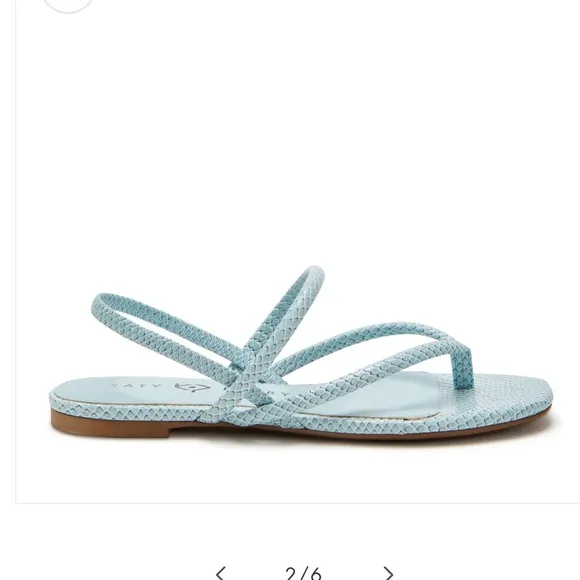 THE CLAIRE SANDAL baby blue size 8