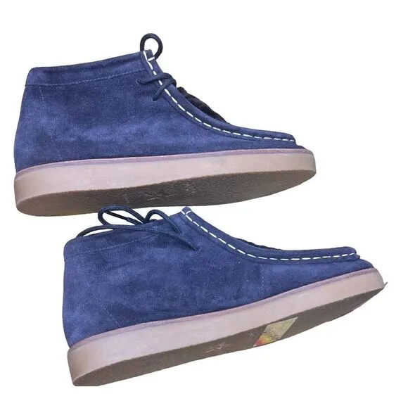 The Great The Trooper Chukka Boot in Midnight Black Shearling NWOB Size 7