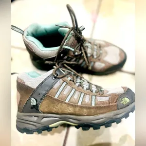 The North Face Alpha Z73 Mid Hiking Trail Boots Gray Women Size 7.5 super clean