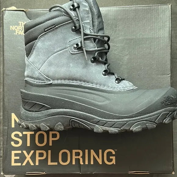 The North Face Men's Black and Gray Hiking BootsOutdoors Hiking 🥾