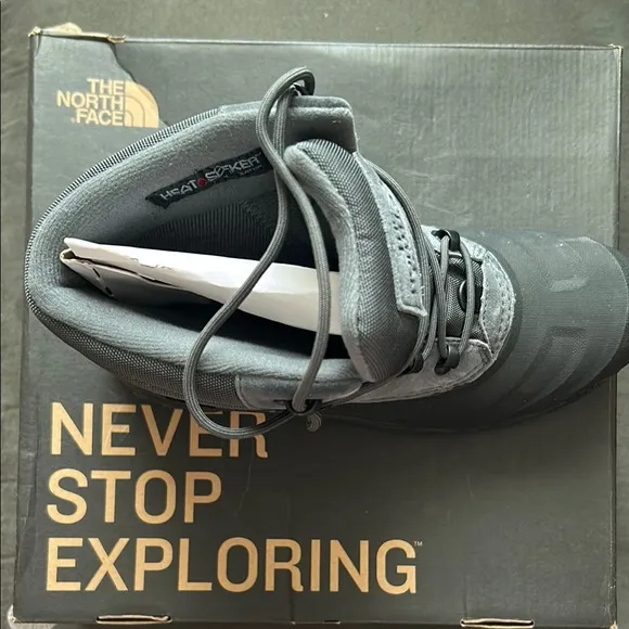 The North Face Men's Black and Gray Hiking BootsOutdoors Hiking 🥾