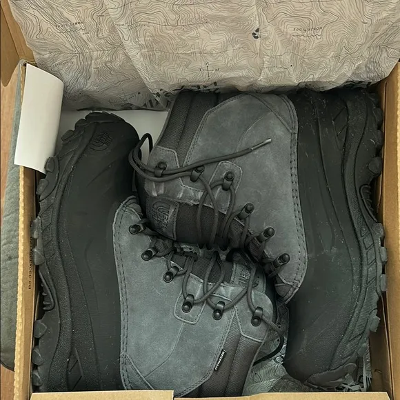 The North Face Men's Black and Gray Hiking BootsOutdoors Hiking 🥾