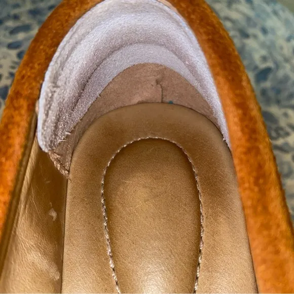 The Patina Leather Suede Lug Sole Loafer Shoes Sz 7