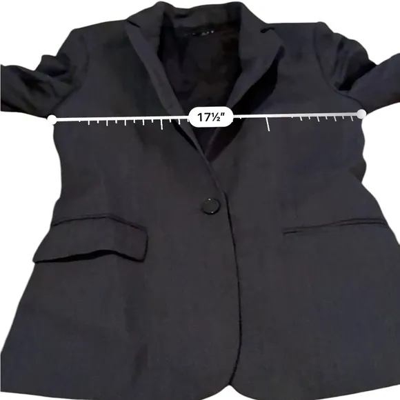 Theory Wool Blend Blazer &amp; Dress Pants Set Sz 6 Black White Gray