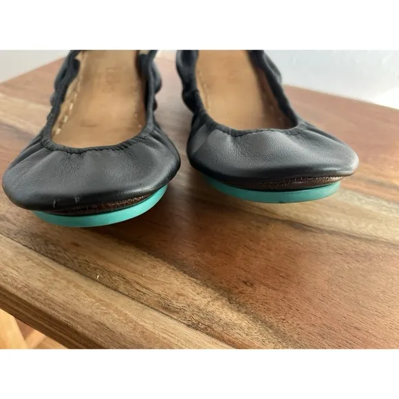 Tieks by Gavrieli Black size 7 Leather Flats Balletcore Fairy Career Business