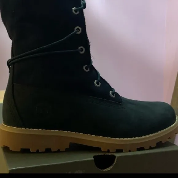 Timberland  6” Authentic Roll Top Medium Blue Nubuck Boots