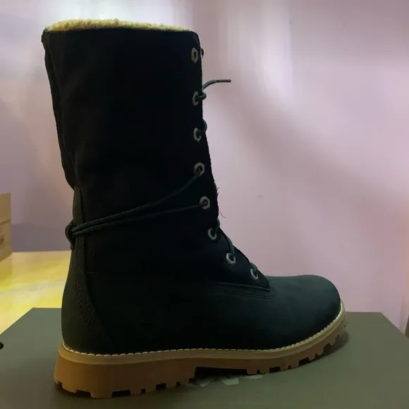 Timberland  6” Authentic Roll Top Medium Blue Nubuck Boots