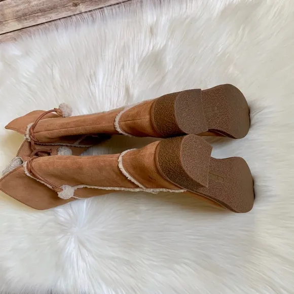 Timberland Brinda Medium Brown Suede Tall Boots
