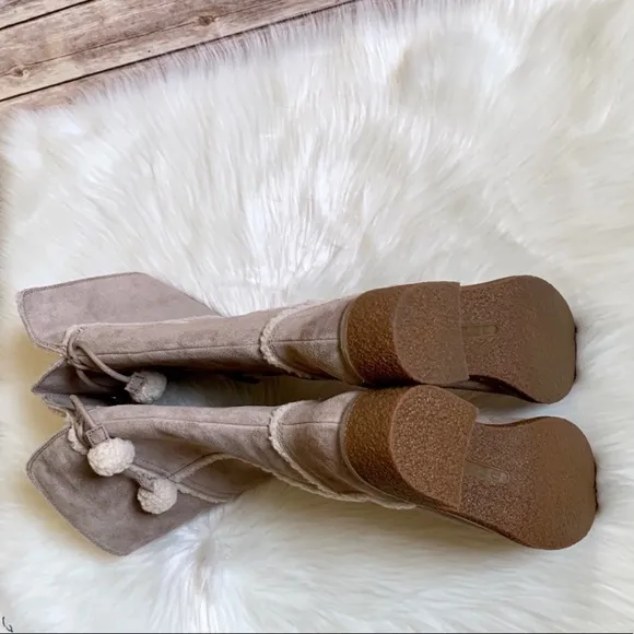 Timberland Brinda Taupe Suede Tall Boots