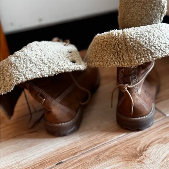 Timberland Brown Shearling-Lined Boots