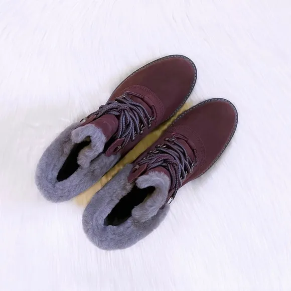 Timberland Courmayeur Valley 6” Waterproof Shearling Boots