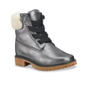 TIMBERLAND JAYNE METALLIC BOOTS LIKE NEW