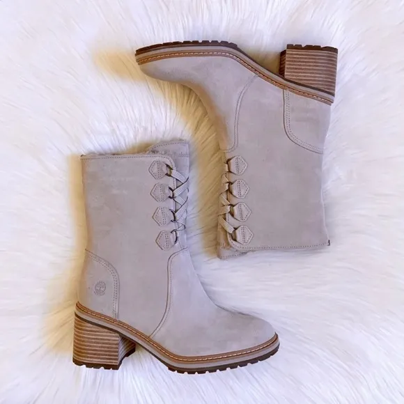 Timberland Sienna High Waterproof Taupe Mid Boots