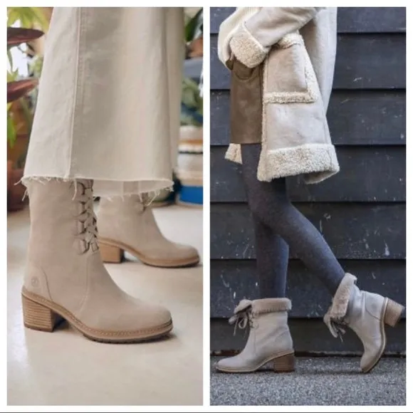 Timberland Sienna High Waterproof Taupe Mid Boots