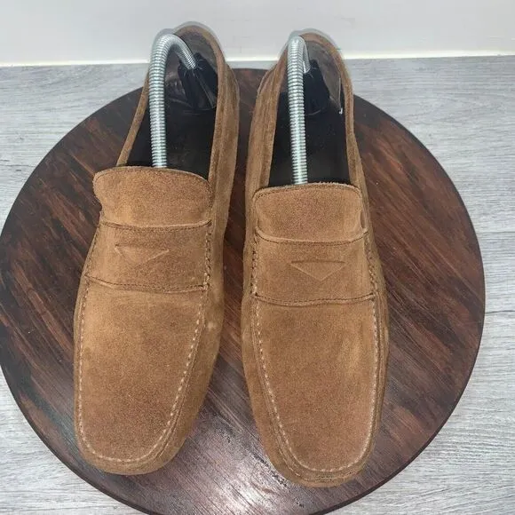 To Boot New York Men’s 8.5 Adam Derrick Penny Driver Loafer Shoe Brown Suede