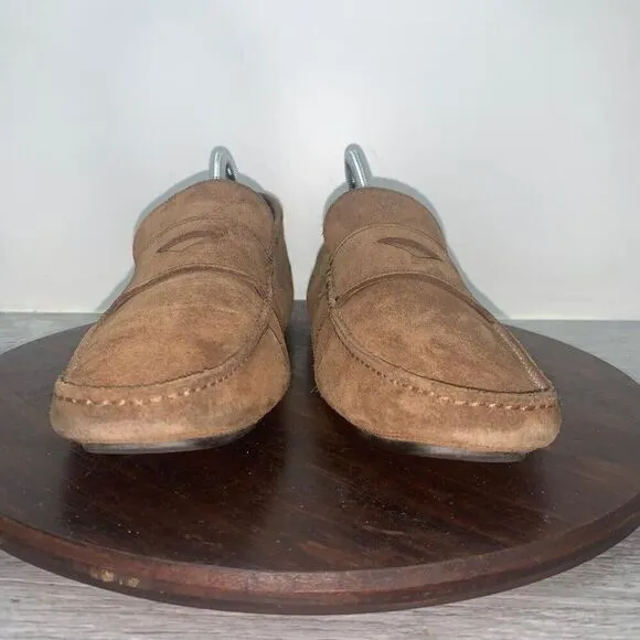 To Boot New York Men’s 8.5 Adam Derrick Penny Driver Loafer Shoe Brown Suede
