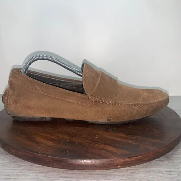 To Boot New York Men’s 8.5 Adam Derrick Penny Driver Loafer Shoe Brown Suede