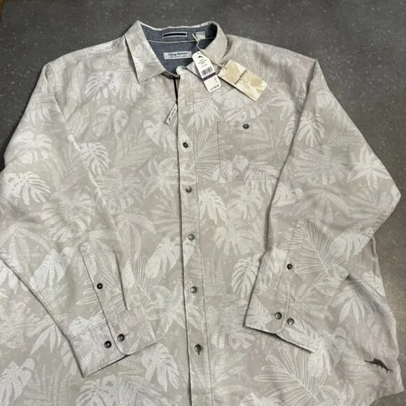 Tommy Bahama Canyon Beach Cloudy Fronds Shirt - Size 2XLB