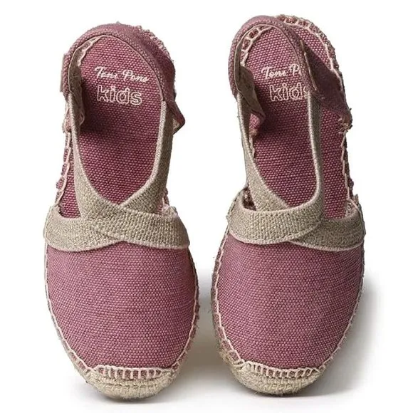 TONI PONS Kids Espardillas Edita Sandals in Pink sz 27