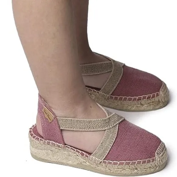 TONI PONS Kids Espardillas Edita Sandals in Pink sz 27