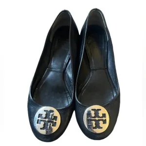 Tory Burch Black Reva Flats, size 8