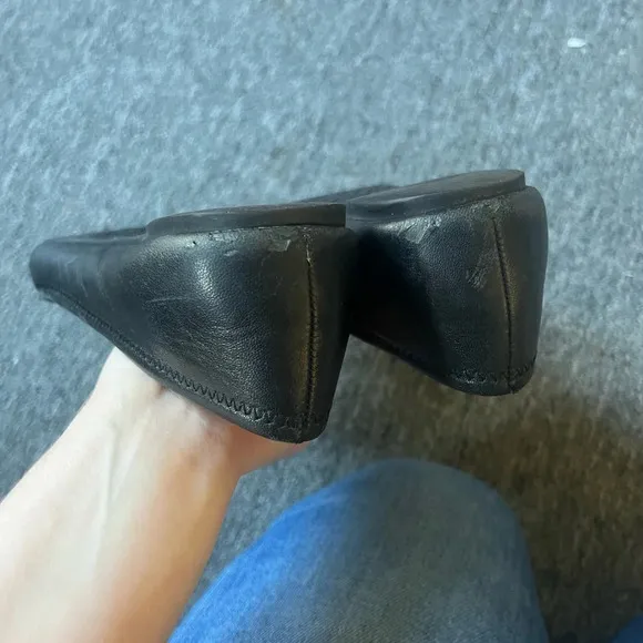 Tory Burch Black Reva Flats, size 8